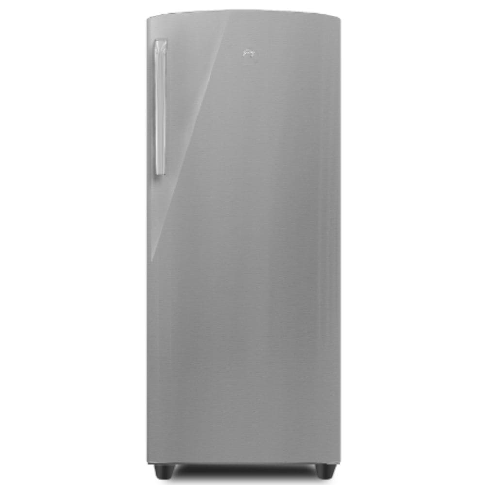 Godrej 268 Ltrs 3 Star Inverter Direct cool Single Door Refrigerator (RD EMARVEL 290C THI ST GL, Steel Glow)