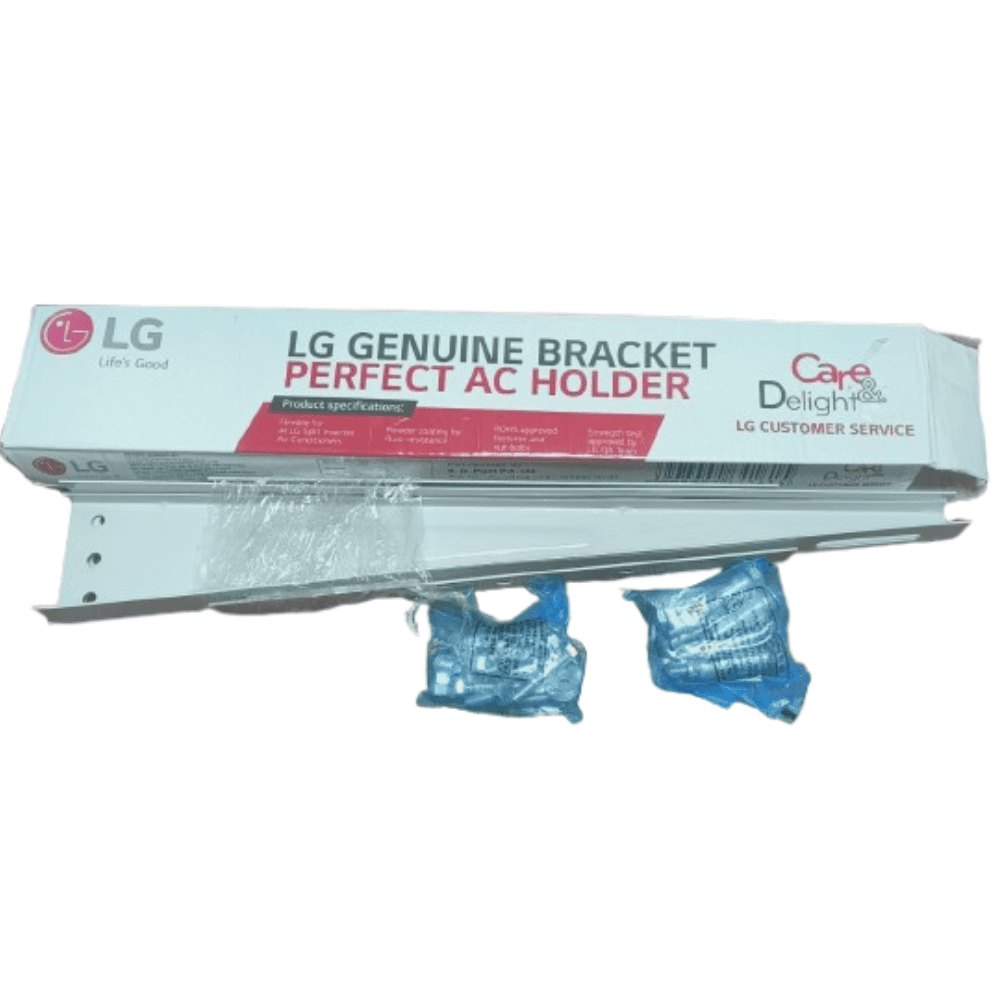 LG Outdoor Carbon Steel AC Stand with Shelf Bracket, White – Ankur