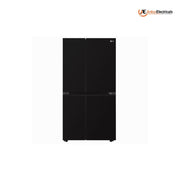LG 650 Ltrs, 3 Star Frost Free Side By Side Refrigerator (GL-B257JWB3.DWBZEBN,Western Black)