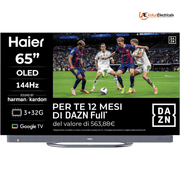 Haier H65C95EUX, 65 Inches 4K Ultra HD OLED TV, Crystal Black