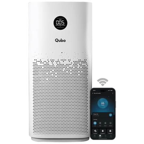 Qubo Q1000 Smart Air Purifier with HEPA H13 and Ultra-Quiet BLDC Motor (1000 Sqft,White)