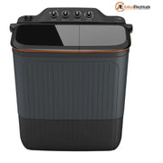 Lloyd 8 Kg 5 Star Semi-Automatic Top Load Washing Machine (GLWS805EXAVG,Grey)