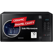 Samsung 23 Ltrs Stainless Steel Convection Solo Microwave Oven (MS23A3513AK,Black)