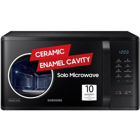 Samsung 23 Ltrs Stainless Steel Convection Solo Microwave Oven (MS23A3513AK,Black)