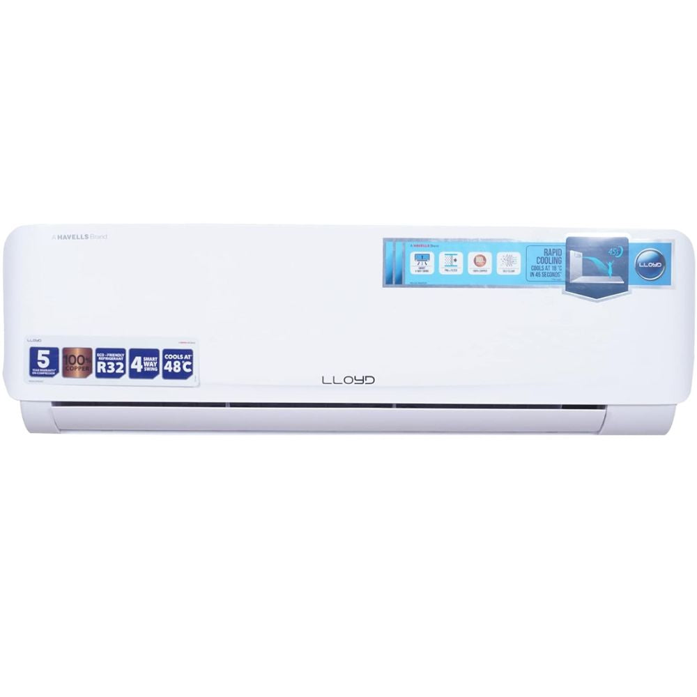 Lloyd 1.0 Ton 3 Star Fixed Speed Split Air Conditioner (GLS12C3XWADS)