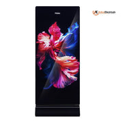 Haier 190 Ltrs, 2 Star Direct Cool Single Door Refrigerator (HRD 2113PWGA N,Wave Glass)