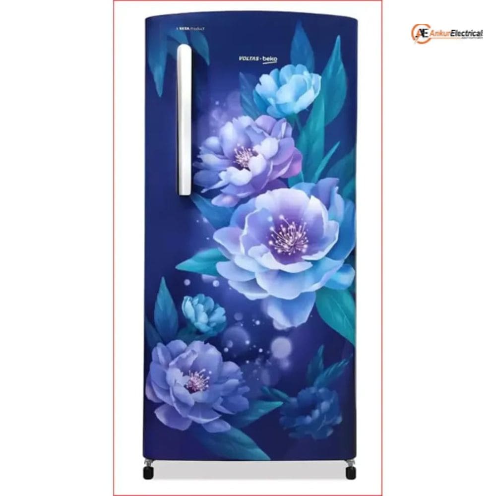 Voltas Beko 175 Ltrs, 2 Star Direct Cool Single Door Refrigerator (RDC208C1, Blue)