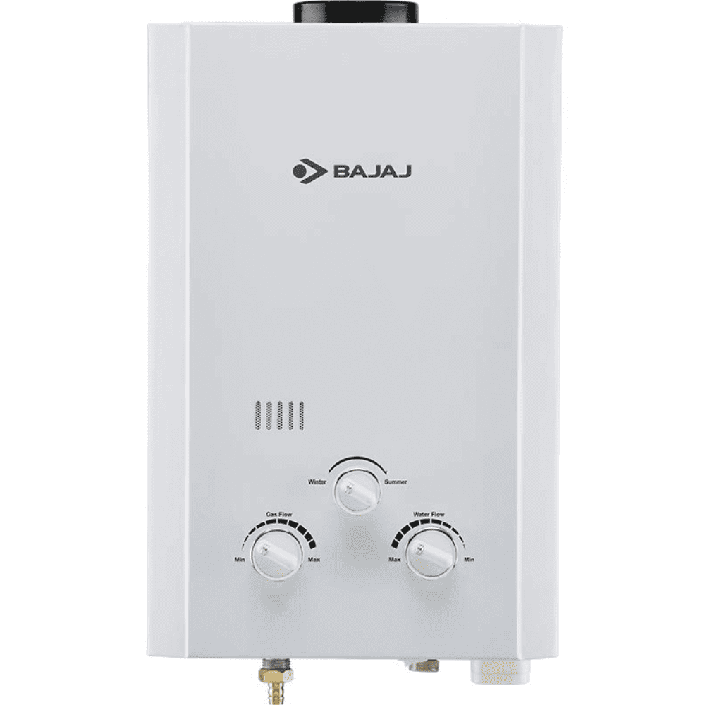 Bajaj 6 Ltrs Instant Gas Water Heater Water Heater Geyser (MAJESTY DUETTO GAS (PNG) White)