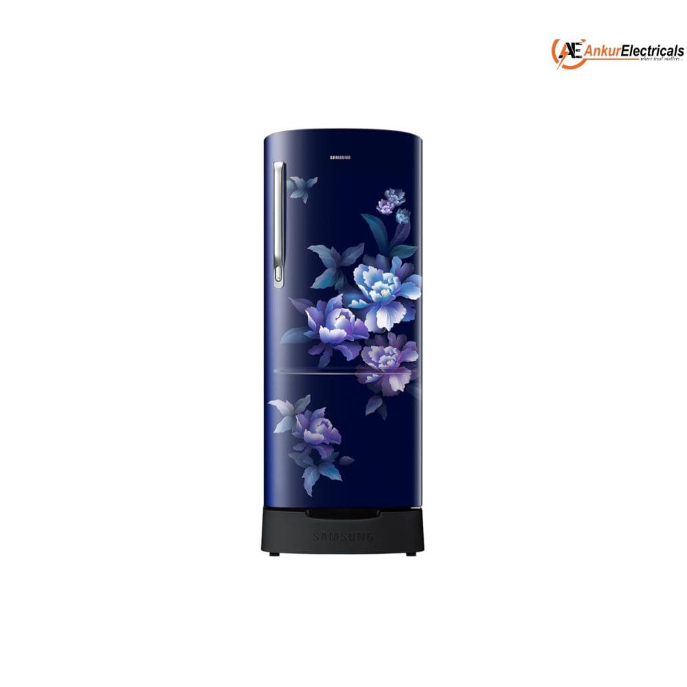 Samsung 183 Ltrs, 2 Star Digital Inverter, Direct Cool Single Door Refrigerator (RR20H1812HV, Himalayan Poppy Blue)