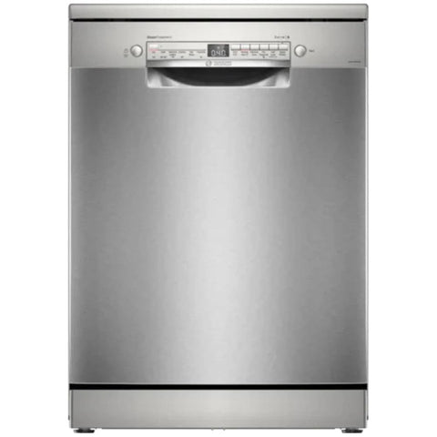 Bosch 14 Place Settings, Free Standing Dishwasher with TrueSteam And Wifi (SMS6IKI01I 14 PS, Silver Grey)