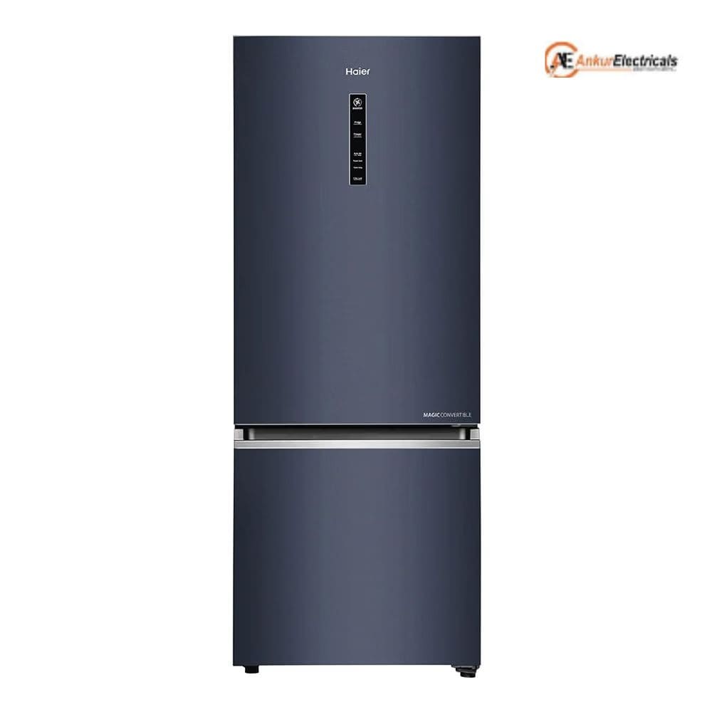 Haier 325L 2 Star Triple Inverter Frost Free Double Door Refrigerator (HRB 3752BGKA P,Graphite Black)