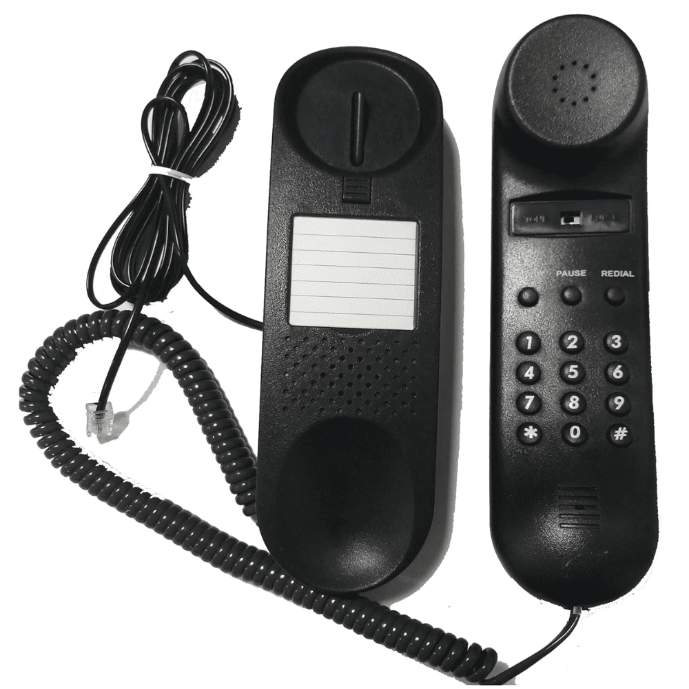 Beetel B25, Corded Wall Mounting  Landline Phone, Black