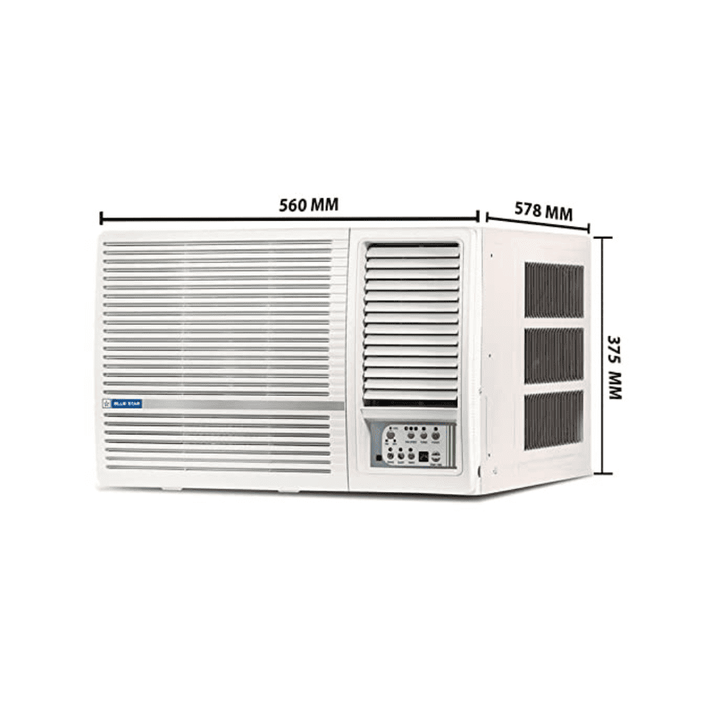 Blue Star 1.0 ton 3 Star Fixed Speed Window Air Conditioner (WFA312LXU / GXU)
