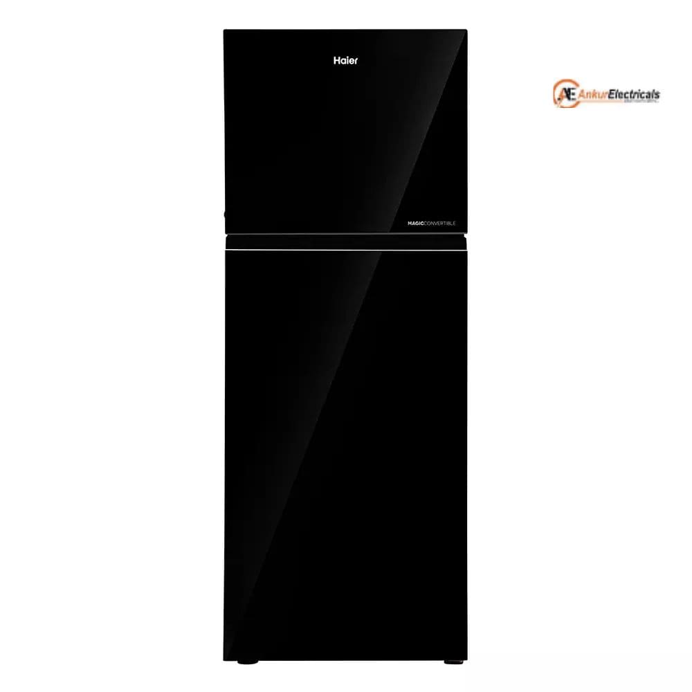 Haier 268 Ltrs, 2 Star Frost Free Double Door Frost Free Top Mount Refrigerator (HRF 3182PKGA P)