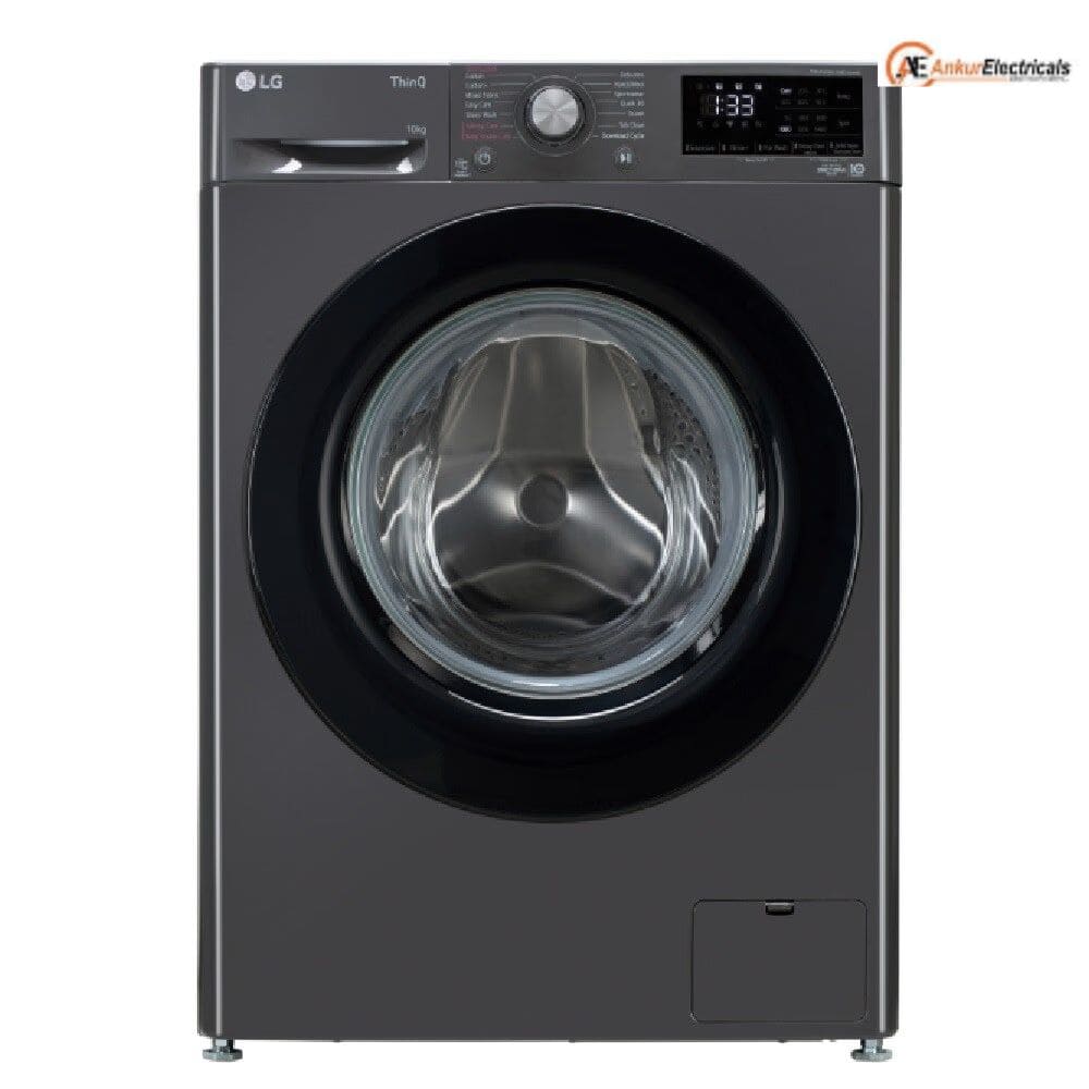 LG 10 Kg 5 Star Fully Automatic Front Load Washing Machine (FHP1410Z3M,Black)