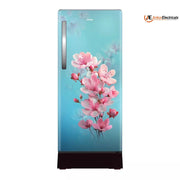 Haier 190 Ltrs, 2 Star Direct Cool Single Door Refrigerator with Base Drawer 2 Star Teal Sienna (Cherry Blossom), HRD 2112PTSA N