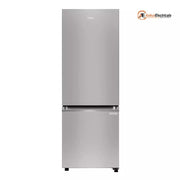 Haier 237 Ltrs, 2 Star Frost Free Double Door Bottom Mount Refrigerator (HRB 2872IETSA P, Titanium Steel)