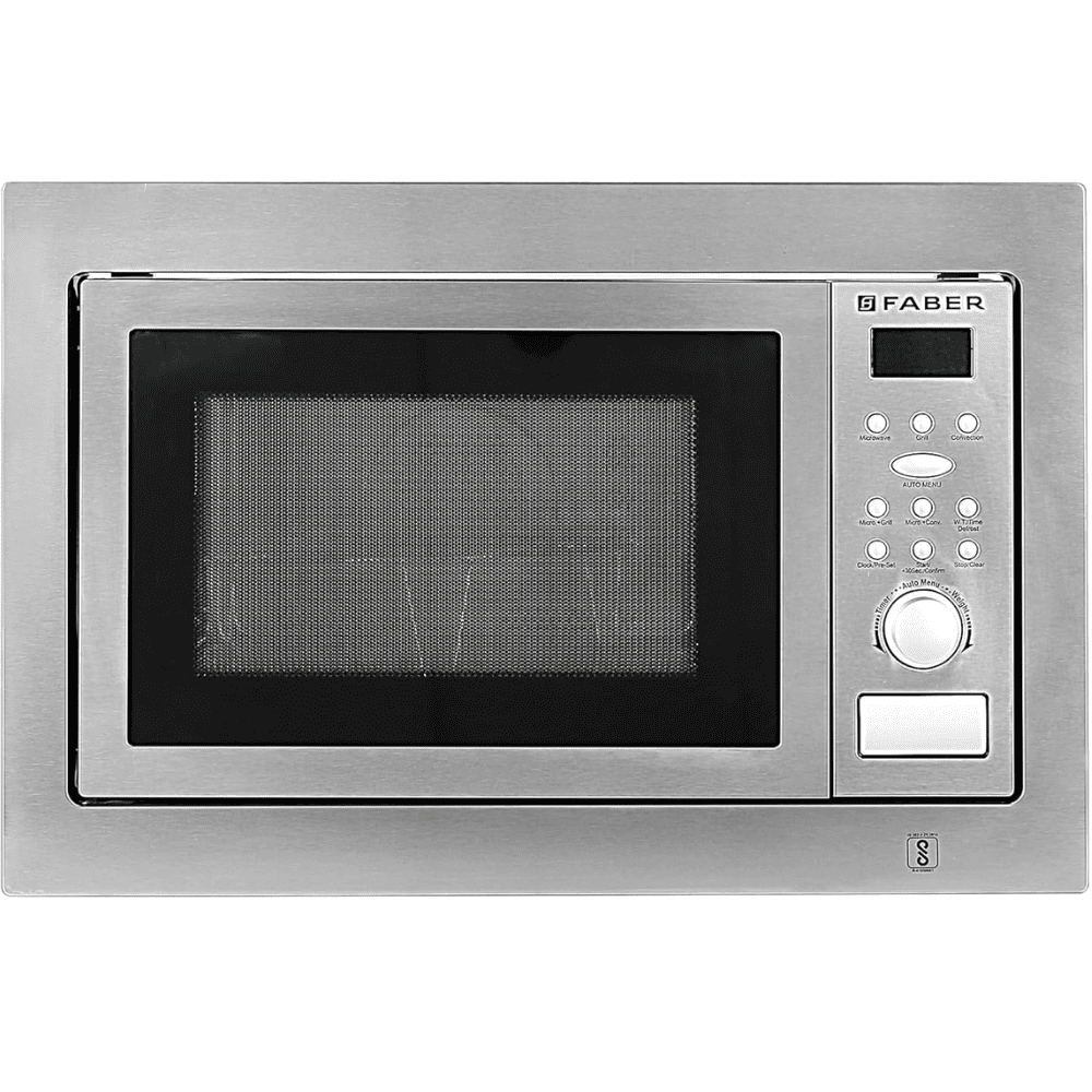 Faber 25 Ltrs Stainless Steel Convection Microwave Oven (FBIMWO 25 LCGS/FG,Silver)