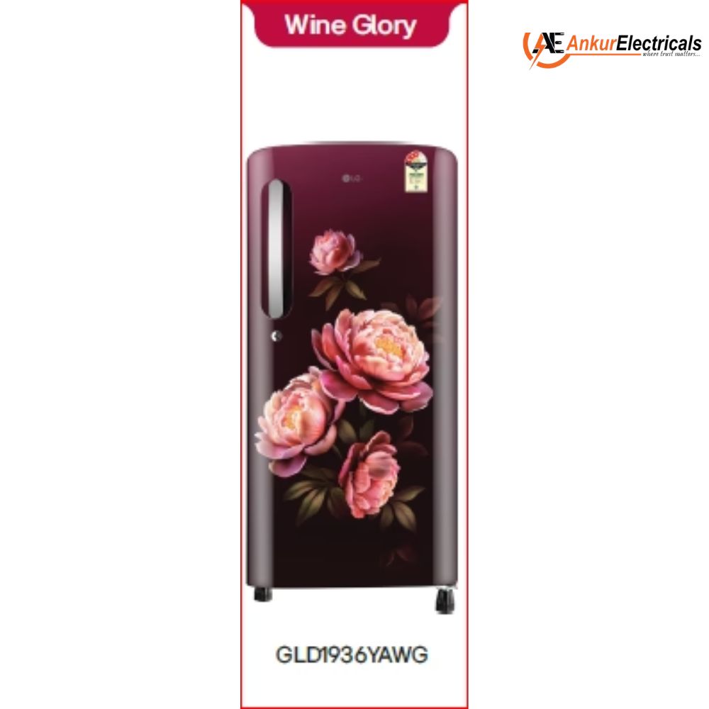 LG 185 Ltrs, 3 Star Inverter Single Door Direct Cool Refrigerator (GLD1936YAWG)