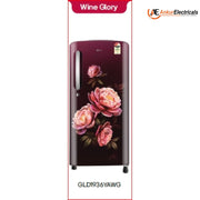 LG 185 Ltrs, 3 Star Inverter Single Door Direct Cool Refrigerator (GLD1936YAWG)