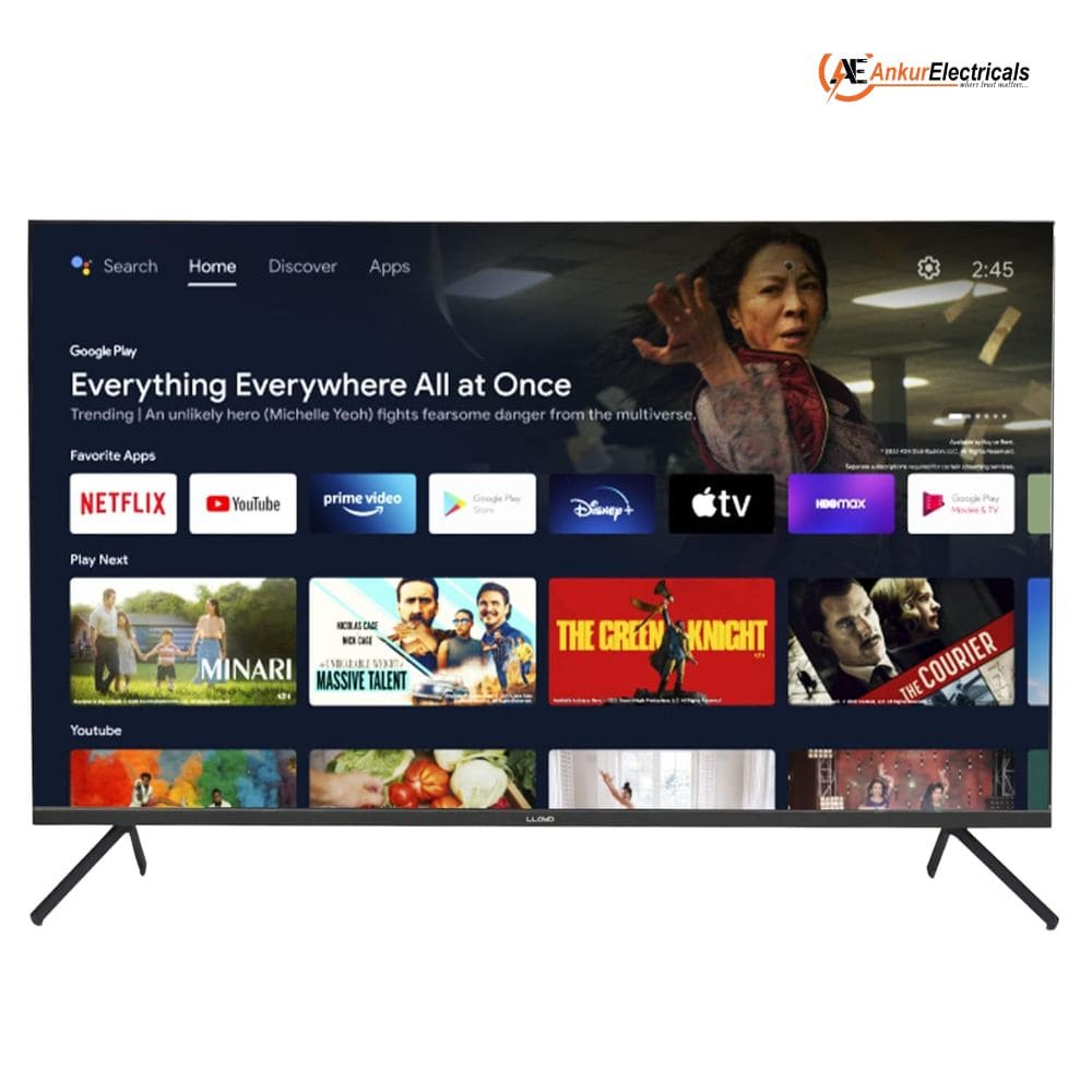 Lloyd 43FX600H, 43 Inches Full HD LED Smart TV, Black