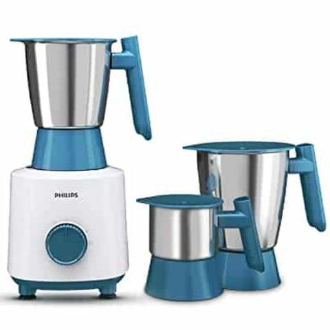 Philips MG HL753500, 500 Watt 3 Jars Mixer Grinder (Blue)