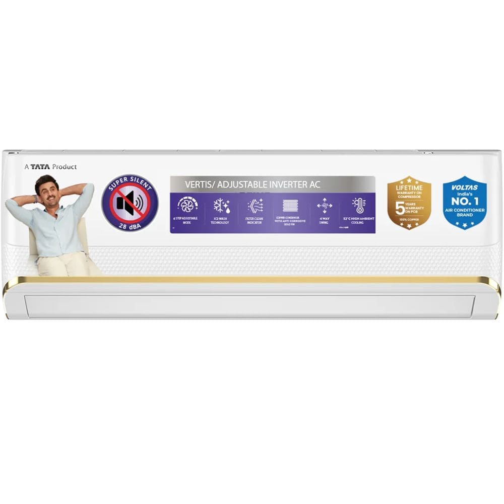 Voltas 1.5 Ton 3 Star Inverter Split Air Conditioner (SAC 183V VERTIS ZEPHYR GOLD)