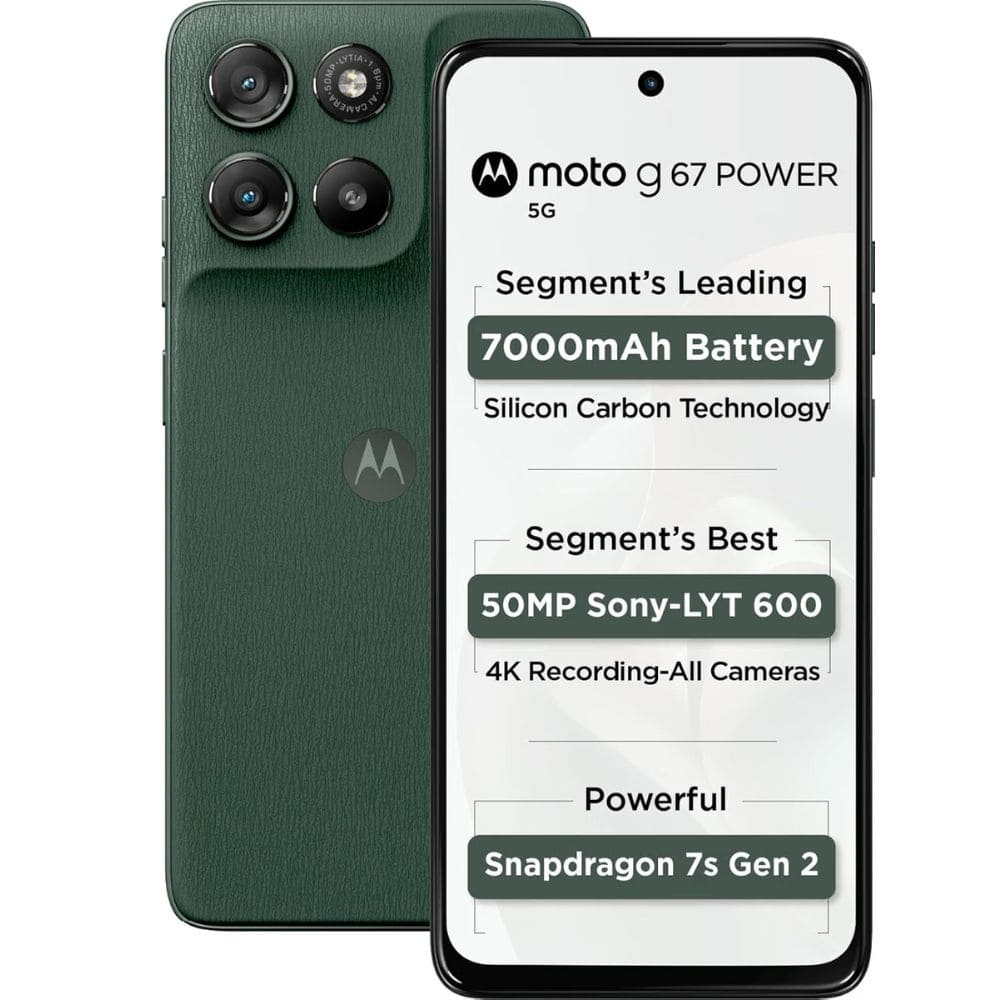 Motorola G67 NEW 8GB/128GB, 5G with Camera Control Android Phone (Available in Multi Colour)