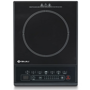 Bajaj Majesty ICX 160TS, 1600 Watts Induction Cooktop with Pan sensor, Black