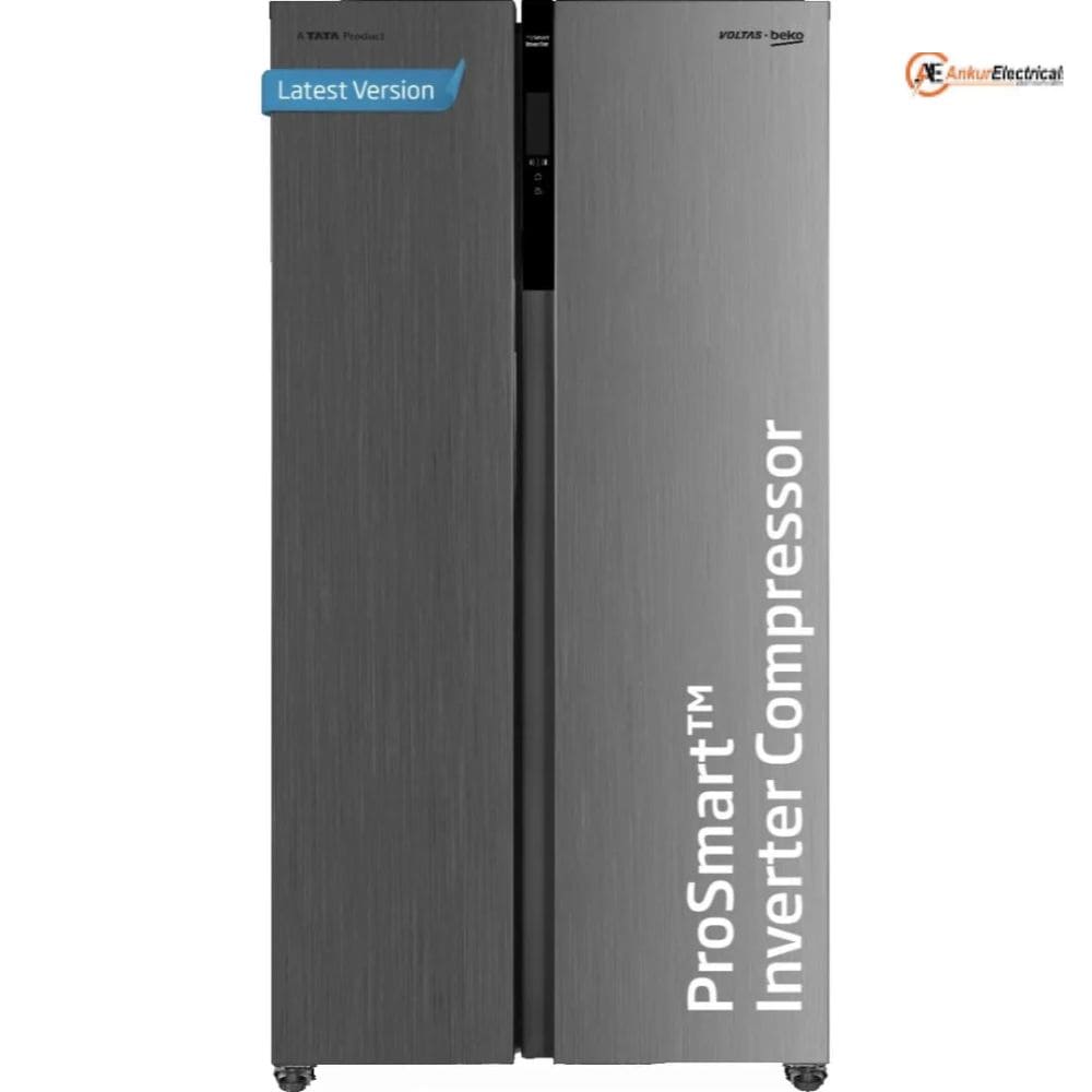 Voltas Beko 472 Ltrs, Inverter 6 in 1 Adjustable Frost Free Side by Side Refrigerator (RSB495)