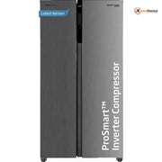 Voltas Beko 472 Ltrs, Inverter 6 in 1 Adjustable Frost Free Side by Side Refrigerator (RSB495)