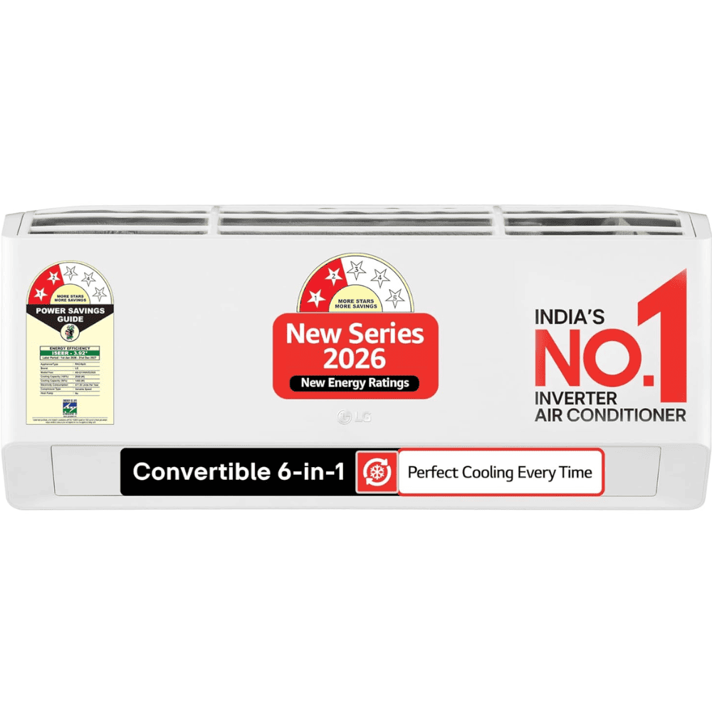 LG 0.8 Ton 2 star Inverter Split Air Conditioner (AS Q11KNVE.AMLG) 2026 model