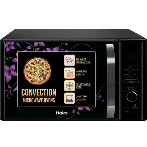 Haier 30 Ltrs Stainless Steel Convection Microwave Oven (HIL3001CBSH,Black)
