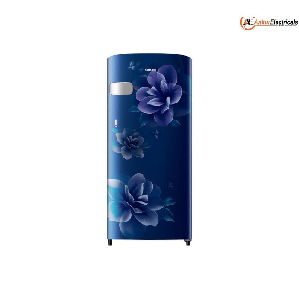 Samsung 183 Ltrs, 1 Star Digital Inverter, Direct Cool Single Door Refrigerator (RR19H2YC1CU, Camellia Blue)