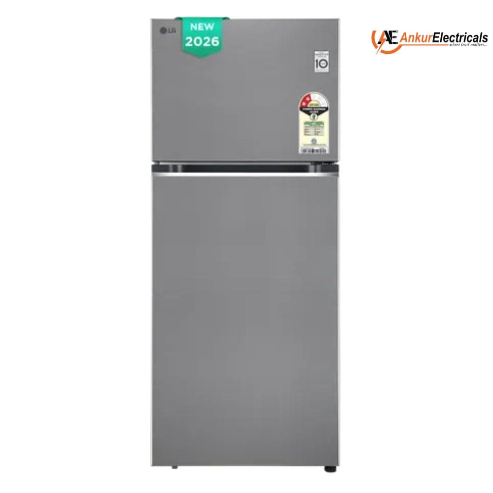 LG 398 Ltrs, 2 Star Frost Free Wi Fi Convertible Double Door Refrigerator (GLT4026SNPZ, Shiny Steel)