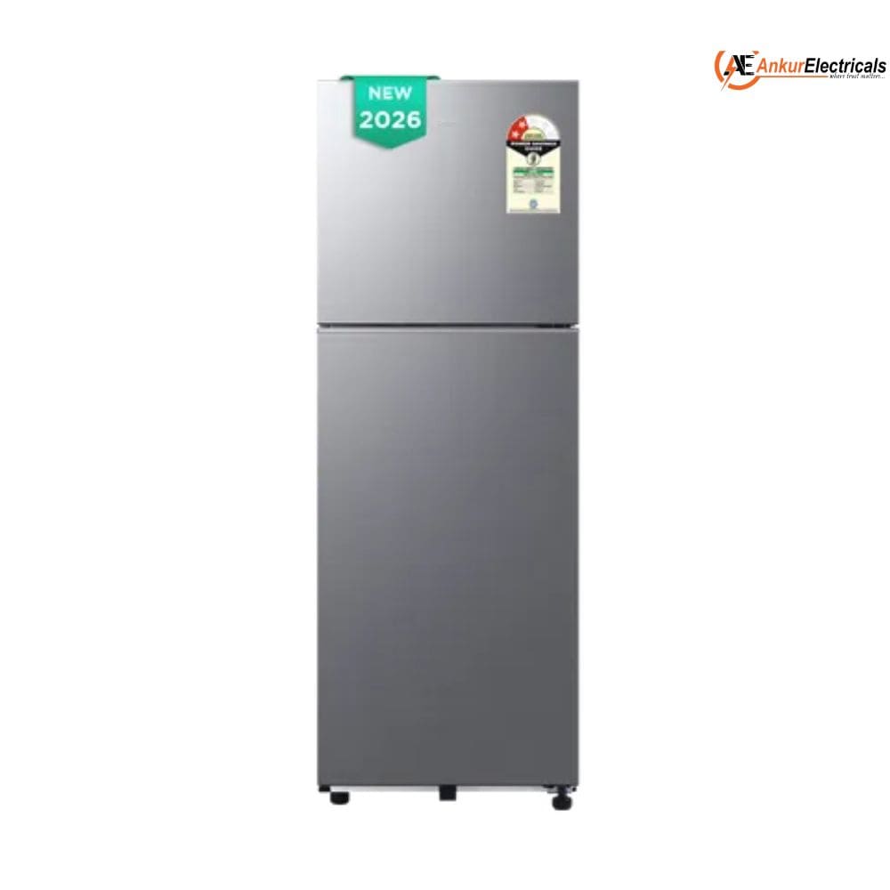 Samsung 236 Ltrs, 2 Star 5 in 1 Convertible Frost Free Double Door Refrigerator (RT40H28U2PHL, Elegant Inox)
