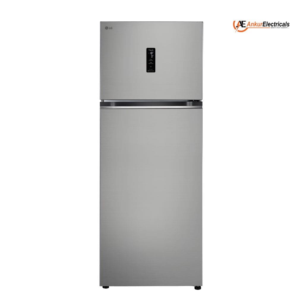 LG 466 Ltrs, 2 Star Frost Free Double Door Refrigerator (GLT4626TMPZ, Shiny Steel)