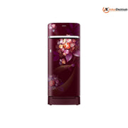 Samsung 215 Ltrs, 4 Star Digital Inverter, Direct Cool Single Door Refrigerator (RR23H2H34HT, Red)