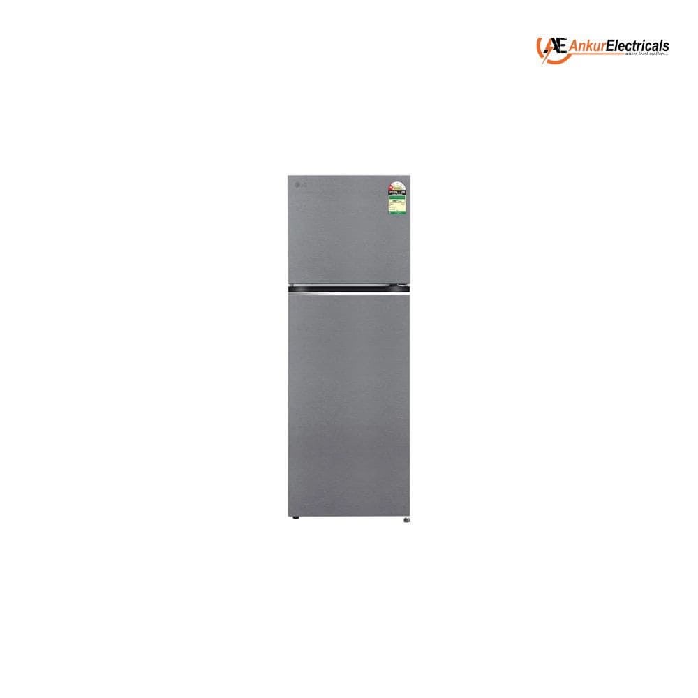 LG 343 Ltrs, 2 Star Frost Free Double Door Refrigerator (GLT3416NFDS,Dazzle Steel)