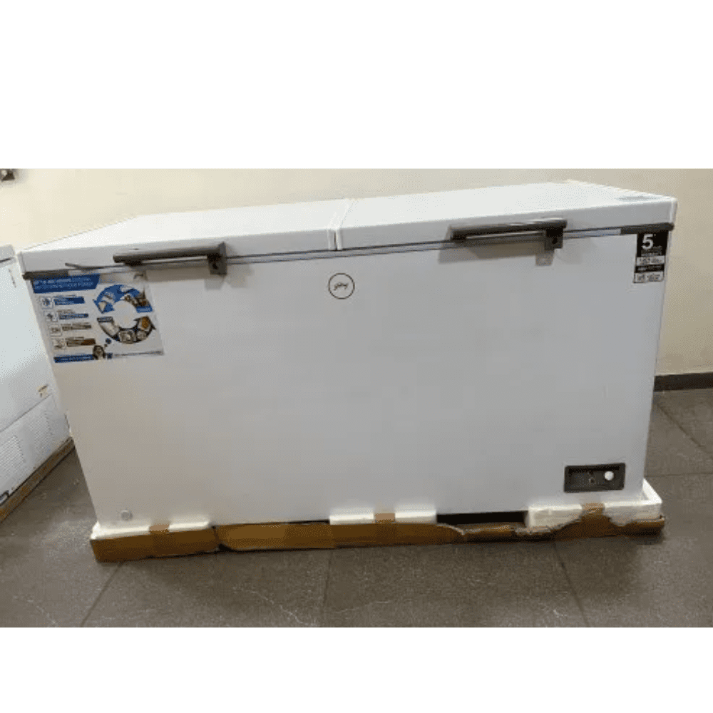 Godrej 500 Ltrs Edge Pentacool Double Door Convertible Deep Freezer ( DH525D 41 CMFH2LM Rw,White)