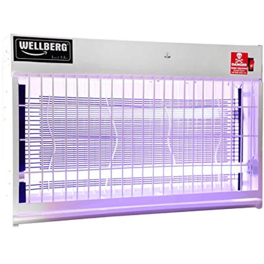 Wellberg WB5412, Slim Flying Insect Killer 2 FT. Uv Tubes (White)