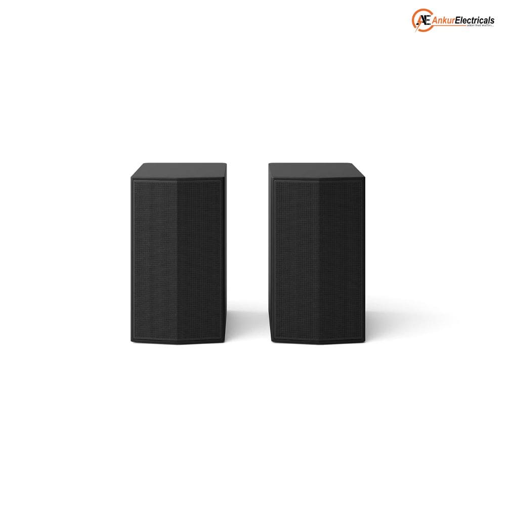 LG 100 Watts Wireless Rear Surround Speakers for SG10TY, S/SQ70TY, & S77TY Soundbar (SPT8-S, 2.0 Channel)