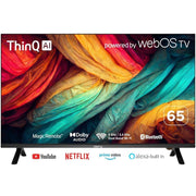 Aisen A65UDS982, 65 Inches 4K Ultra HD WebOS Smart LED TV Black