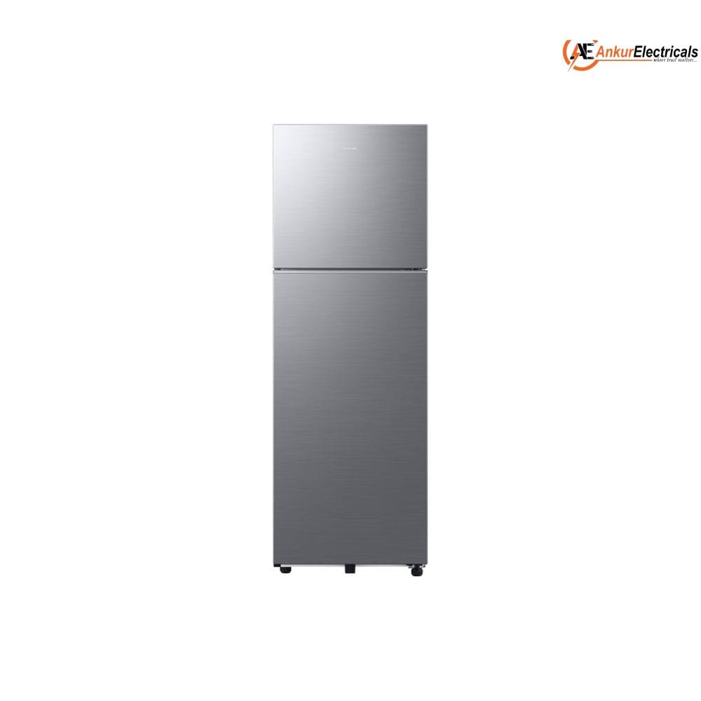Samsung 256 Ltrs, 2 Star Digital Inverter Frost Free Double Door Refrigerator (RT40H30W2PHL, Silver)