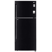 LG 437 Ltrs 2 Star Inverter Frost Free Double Door Refrigerator (GL-T432AESY, Ebony Sheen)