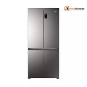 Haier 520 Ltrs, 3 Star Lumiere Frost Free Triple Inverter French Door Side by Side Refrigerator (HRB 600IS, Inox Steel)
