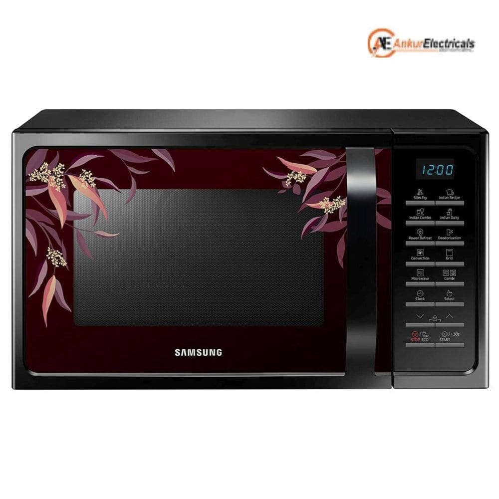 Samsung 28 Ltrs Slim Fry Convection Microwave Oven (MC28H5025VR,Black)