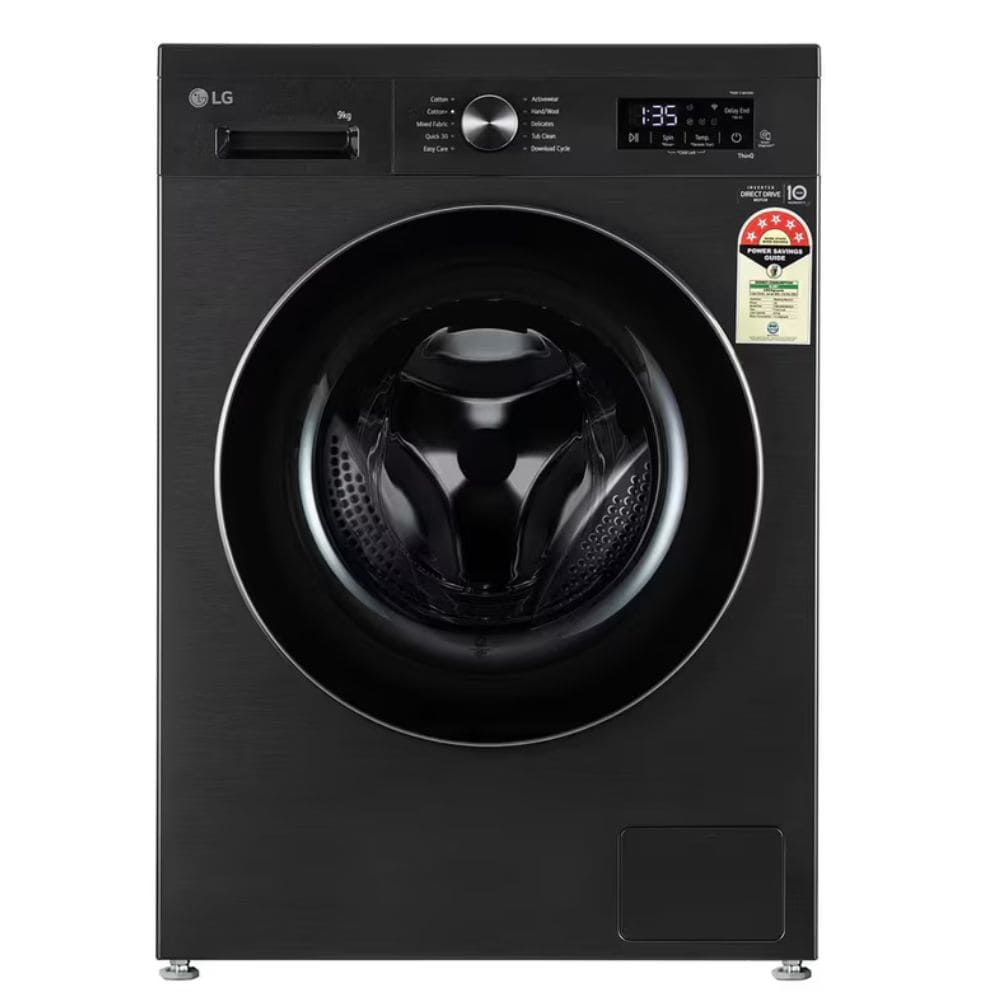 LG 9 Kg 5 Star Fully-Automatic Front Load Washing machine (FHB1209Z4B,Middle Black)