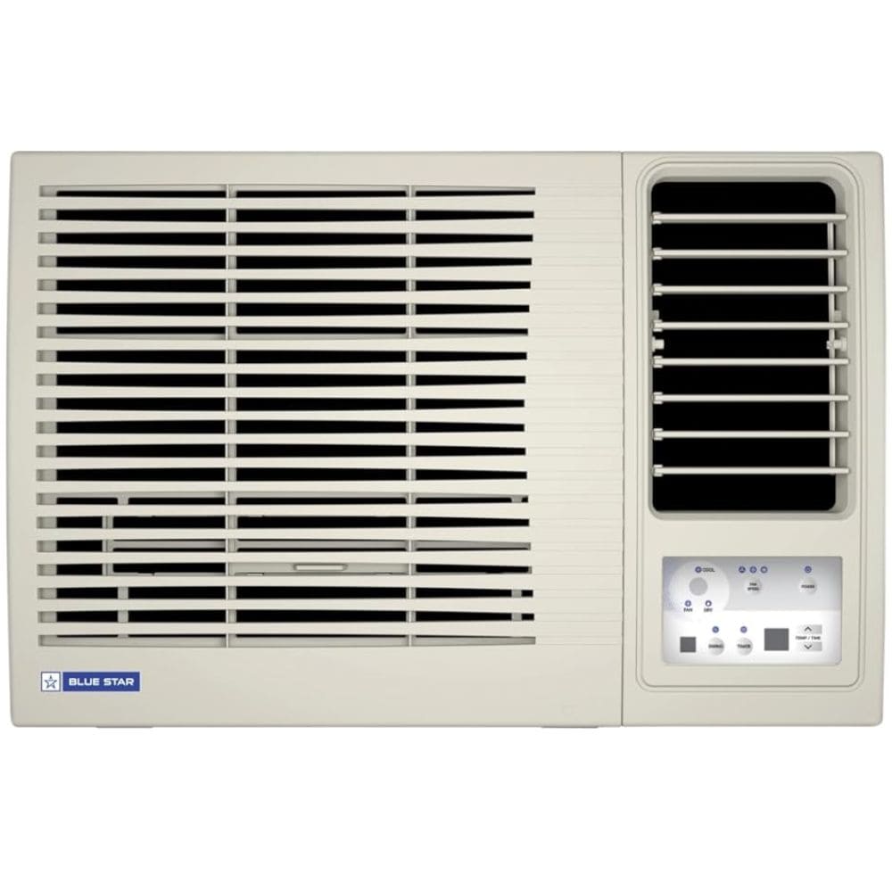 Blue Star 0.8 ton 2 Star Fixed Speed Window Air Conditioner (WFA209LXU, 2050W)