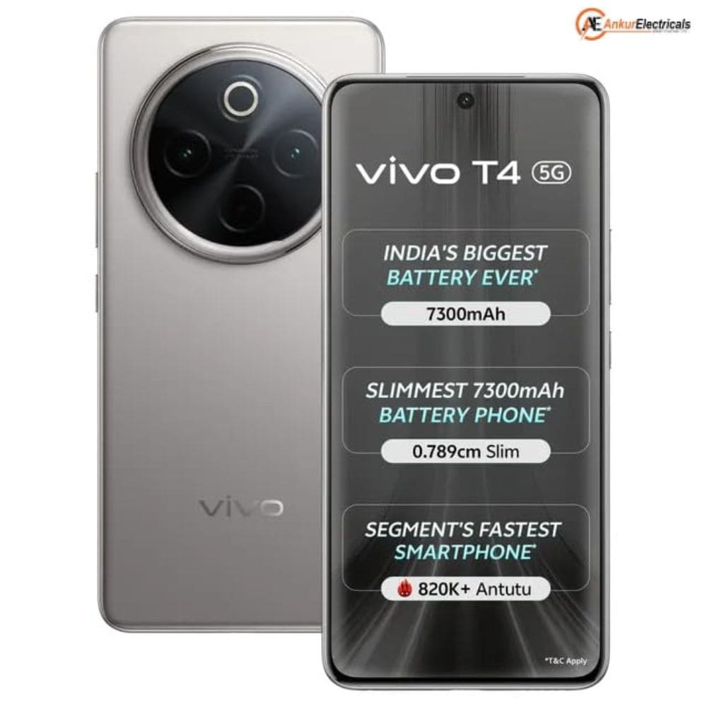 Vivo T4 5g 8/256G, Powerful 5G with Camera Control Android Phone (Available in Multi Colour)